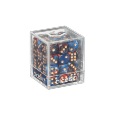 DICESKI - 六面骰子-12mm(36顆)-紅&藍 - Gemini - 12mm D6 Red & Blue (36 Dice) - DSI00020(NTD 460元)