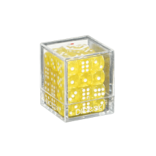 DICESKI - 六面骰子-12mm(36顆)-黃色 - Translucent - 12mm D6 Yellow (36 Dice) - DSI00005(NTD 230元)