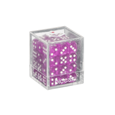 DICESKI - 六面骰子-12mm(36顆)-紫色 - Translucent - 12mm D6 Purple (36 Dice) - DSI00004(NTD 230元)
