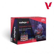 Acrylicos Vallejo - 72182 - 遊戲色彩套組 GAME COLOR SET: INSPIRATION COLOR (48) - 18 ml. Acrylicos Vallejo - 72182 - 遊戲色彩套組 GAME COLOR SET: INSPIRATION COLOR (48) - 18 ml.
