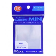 KMC 100入日規卡套 - KMC 100 Mini Size card sleeves deck protectors - Mini Clear (62mm×87mm) - 060