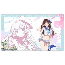 Key-th - 角色萬用遊戲桌墊 - 出租女友 - 水原千鶴（海軍泳裝）/ 彼女、お借りします 描き下ろしラバーマット（水原千鶴／マリンセーラー水着）