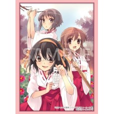 Bushiroad - 75 Sleeves Collection - Kadokawa Sneaker Bunko - The Melancholy of Haruhi Suzumiya - Haruhi&Yuki&Mikuru - Miko ver. - HG Vol.4733