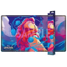 Disney Lorcana 集換式卡牌遊戲 - 傳說 桌墊(木法沙) Disney Lorcana - Set 9 - Fabled - Playmat - Mufasa - 11098630