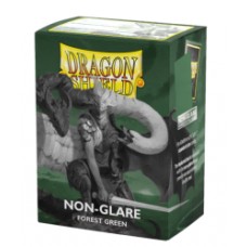 龍盾Dragon Shield - 磨砂防反光卡套-標準尺寸(100入) - 森林綠色 - DS100 Matte – Non-Glare – Forest Green - AT-11825 (NT 420元)