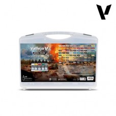 Acrylicos Vallejo - 70254 - 模型色彩套組 AV Color Case - Combination Case(80) - 18 ml. Acrylicos Vallejo - 70254 - 模型色彩套組 AV Color Case - Combination Case(80) - 18 ml.