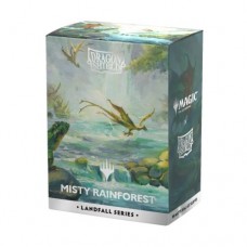 龍盾XMTG 磨砂美術卡套 - 霧漫雨林Dragon Shield - 100 License Sleeves - Standard Size - Landfall Series - Misty Rainforest - AT-16501 (NT 750元)