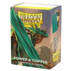 龍盾Dragon Shield - 磨砂防卡套-標準尺寸(100入) - 能量綠/紅銅色內層 DS100 Matte Dual - Power & Copper - AT-15068 龍盾Dragon Shield - 磨砂防卡套-標準尺寸(100入) - 能量綠/紅銅色內層 DS100 Matte Dual - Power & Copper - AT-15068